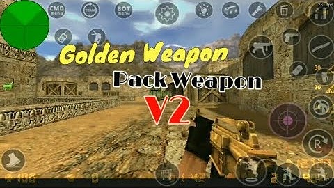 Golden Weapon Pack V2 for CS 1.6  [Android/PC]