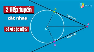 TOÁN 9| Có gì đặc biệt 2 TIẾP TUYẾN CẮT NHAU? _Bài học thú vị