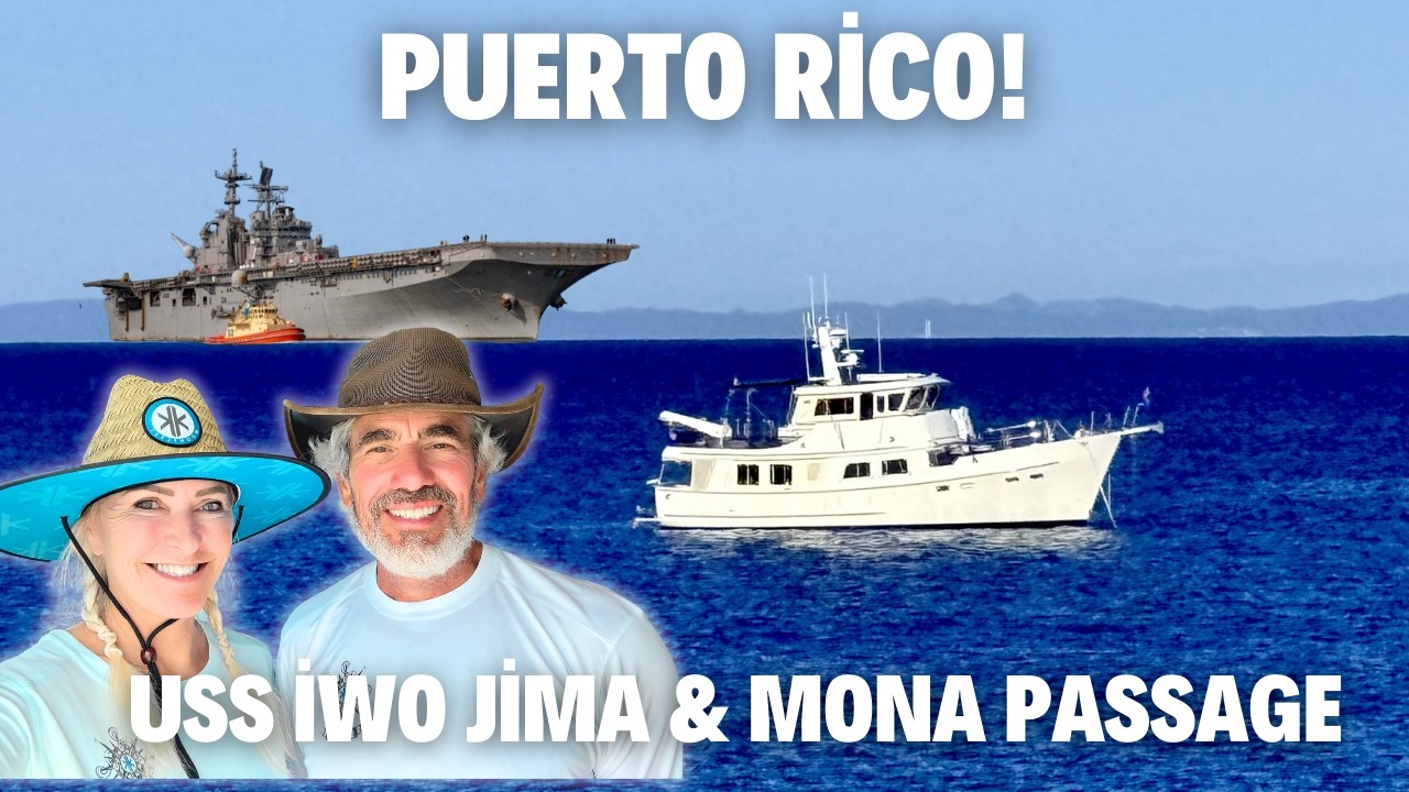 BOARDED BY US COAST GUARDS IN PUERTO RICO! #trawlerlife #puertorico