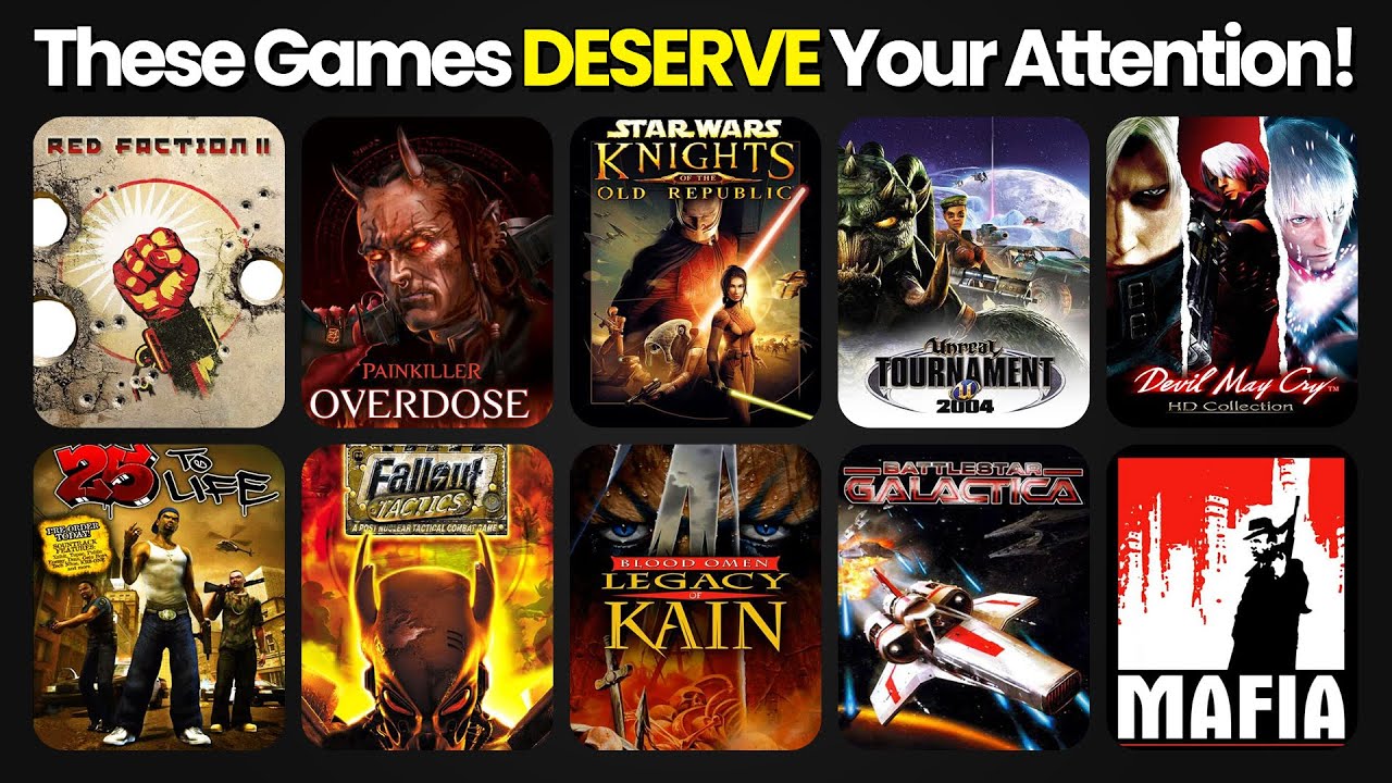 TOP 100 Single Player Games from the 2000s for Low End PCs (128 MB ...