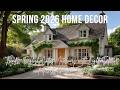 Spring Home Decor Trends  English Cottage Interiors with Light Fabrics and Fresh Garden Touches