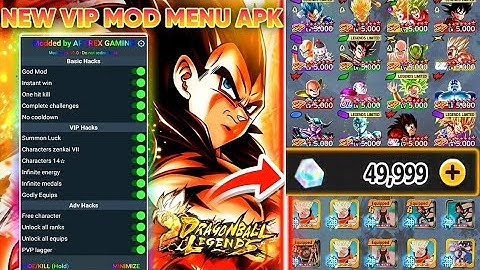Dragon Ball Legends VIP MOD MENU V6.9.0 APK 🔥 / Unlock All 14 Stars Characters / SUMMON HACK 2025