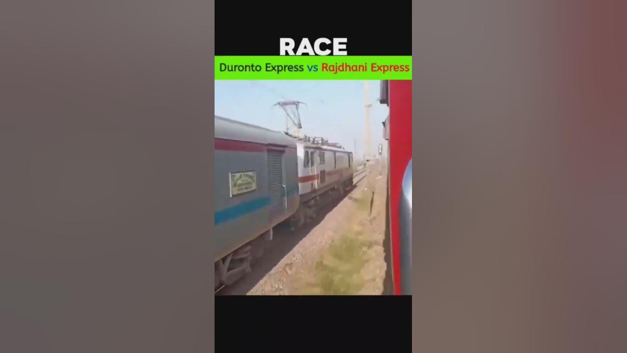Duronto exp vs Rajdhani exp train race two train pallerl speed 