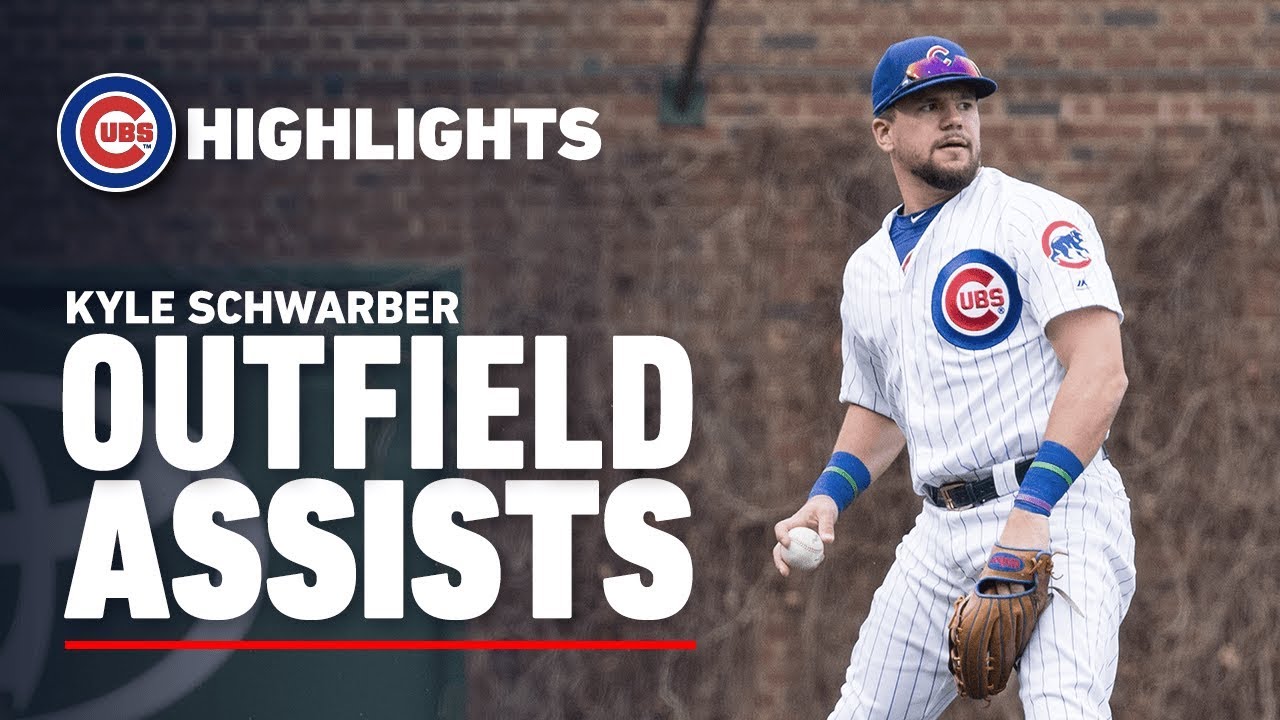 Best Assists By Cubs Outfielder Kyle Schwarber Youtube