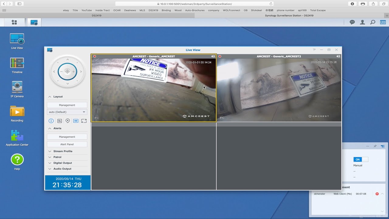 Synology Surveillance Station Package setup YouTube