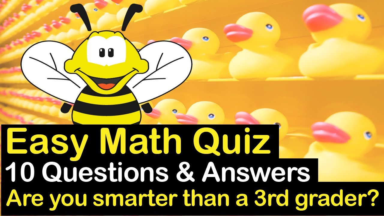 Easy Math Quiz - Basic Math Skills Questions | Are You Smarter Than a ...