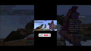 I am playing in the minecraft server McZone #mczone #minecraft 