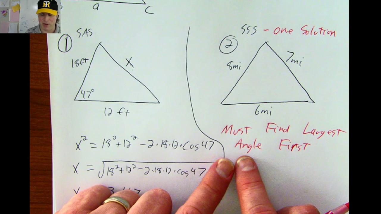 Law of Cosines - YouTube