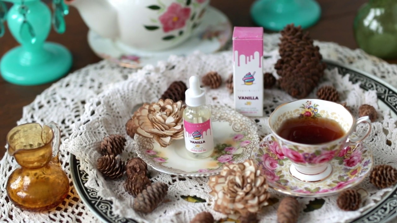 CBD 1000mg Tincture, Vanilla CBD Oil in Tea | Sugar and Kush CBD