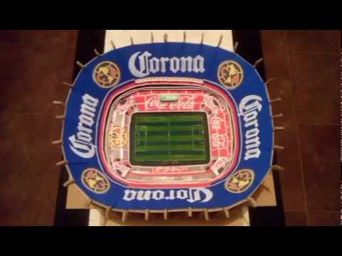 estadio azteca 3d puzzle