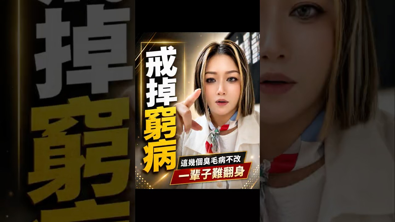 一定要戒掉窮病!只要這幾個臭毛病不改,這輩子難翻身! #自我成長 #面對自己 縮圖