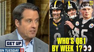 GET UP | "Drew Allar could emerge as the starter of Steelers" -Graziano on QB battle Howard & Allar