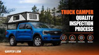 Truck Camper Quality Inspection Before Shipping