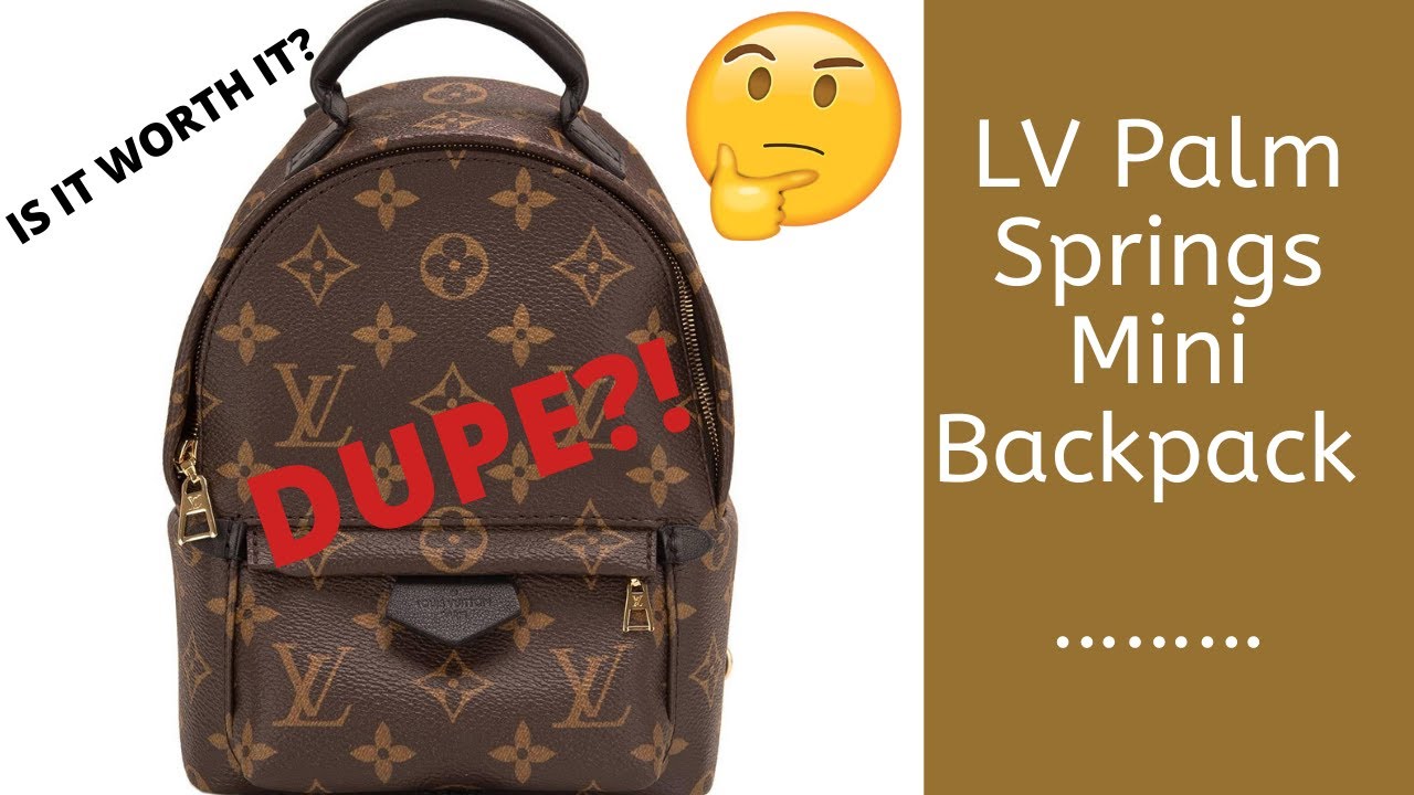 DHGATE | Louis Vuitton Palm Springs Mini Backpack Replica - YouTube