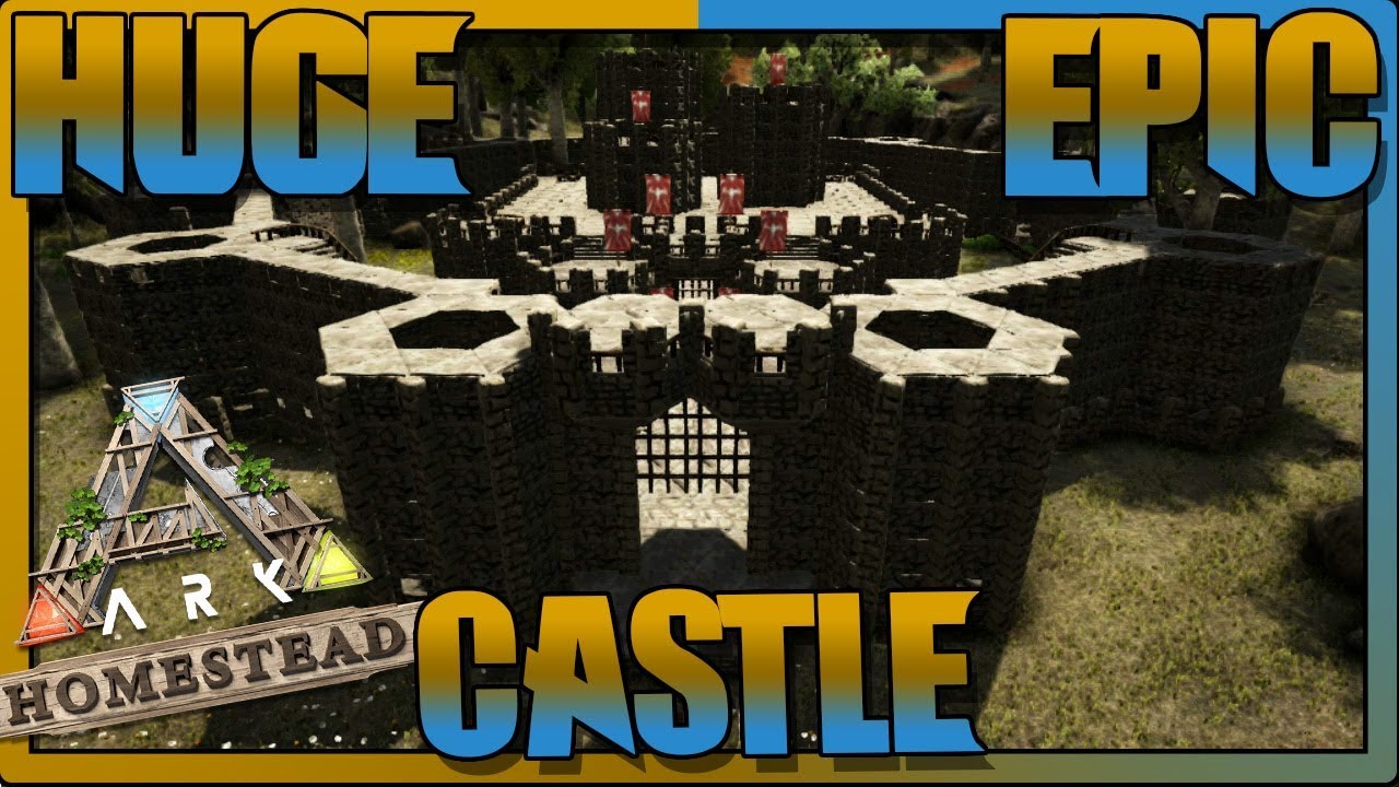 Ark Homestead Epic Huge Castle Build Hitting The Structure Limit Ark homestead epic huge castle build hitting the structure limit