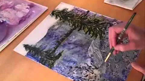 Montana Artist Jane Latus Emmert - Painting on Yup...