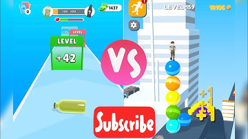 Fragile roll 3d VS Stack Rider - All Levels Speed RunGameplay iOS 🧃