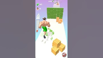 Muscle Rush - All Levels Gameplay Android, iOS ( Level 16 ) #Shorts