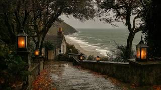βThe Cottage in the Rainβ β A Rainy Autumn Escape by the Sea | Dark academia Rain
