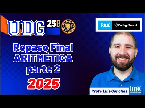 Curso Gratis 2025 - Repaso FINAL 2025 - Aritmética - Parte 2