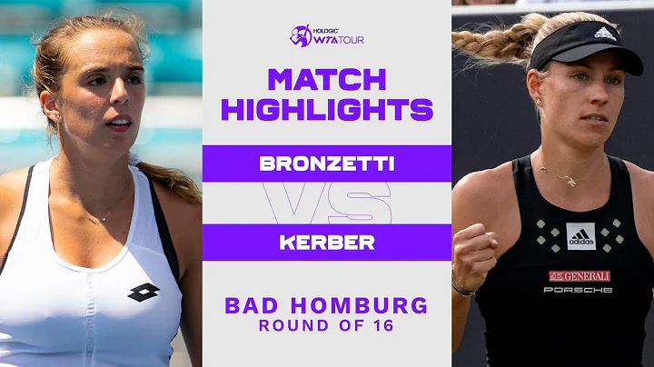 Lucia Bronzetti vs. Angelique Kerber | 2022 Bad Ho...