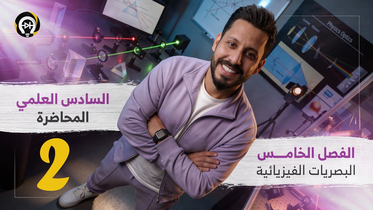 الفصل الخامس - البصريات الفيزيائية - المحاضرة 2 - منهج 2026