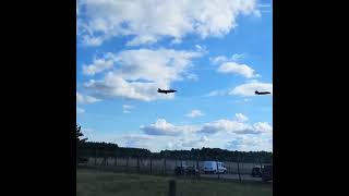 F35 lightning ii do a topgun fly by at RAF Lakenheath