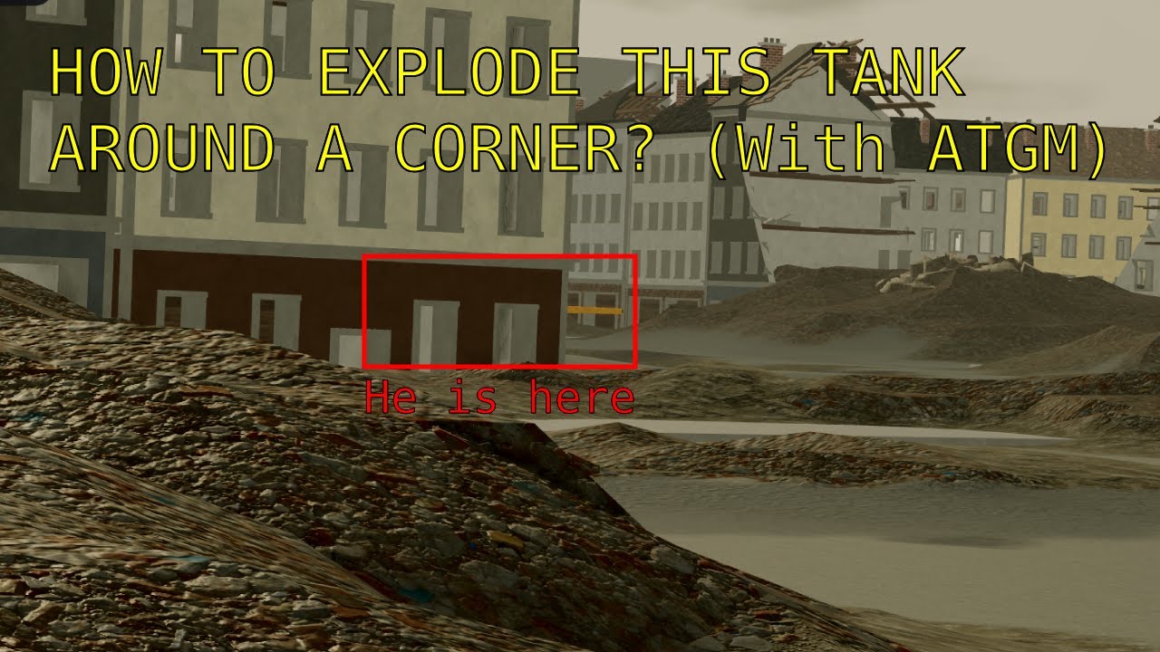 Как поразить танк противника за углом ПТУРом - MTC4