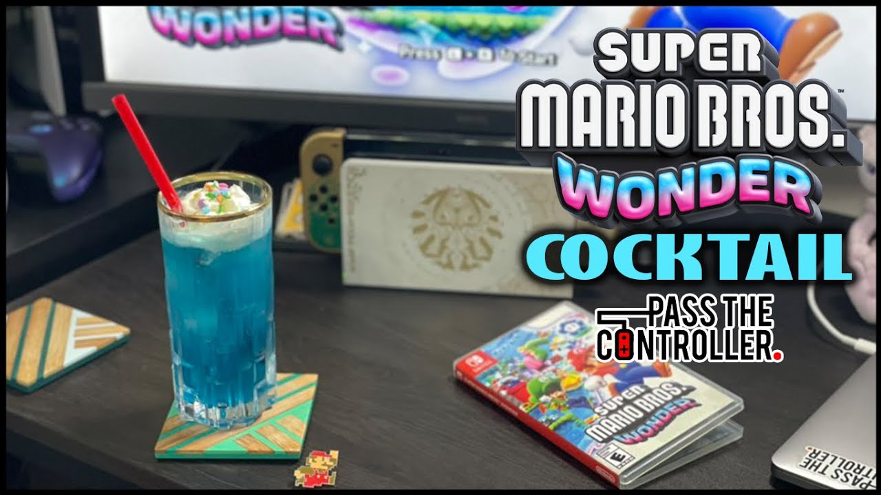 Super Mario Bros. Wonder Cocktail | Pass The Controller | Bits & Brews