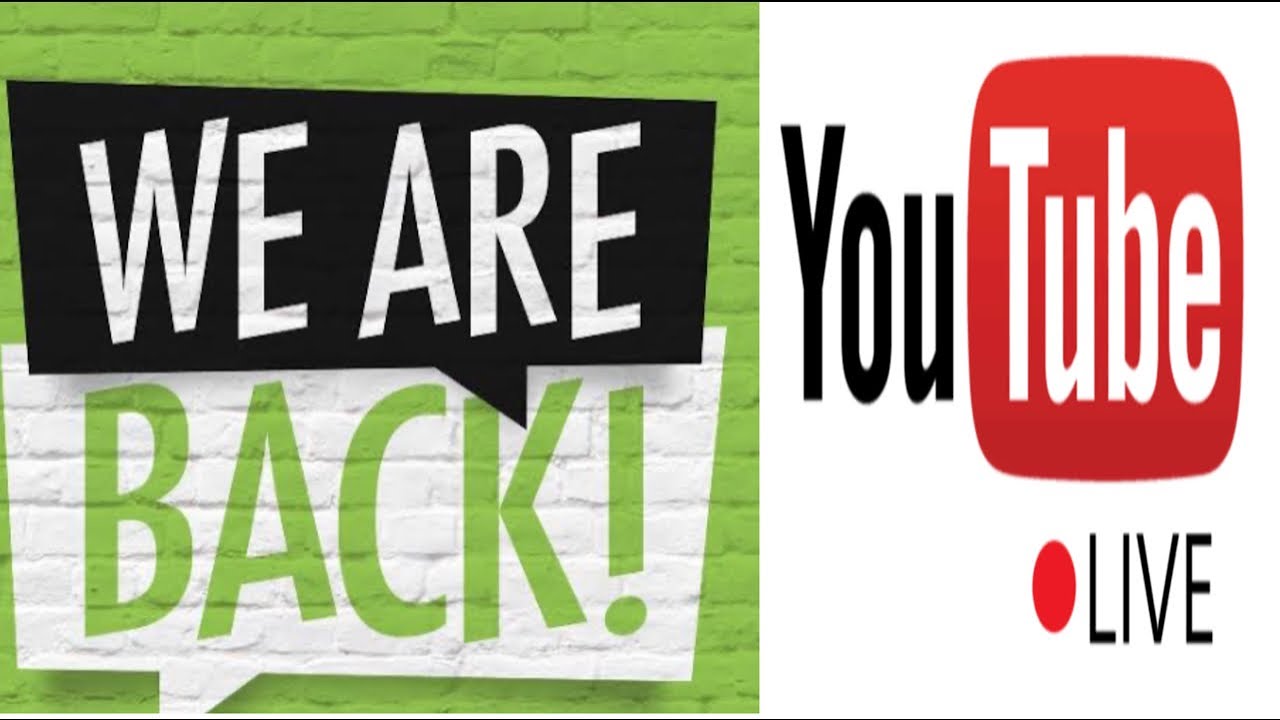And we’re back to our regular programming YouTube
