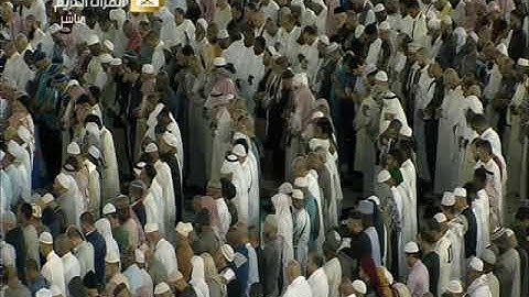 صلاة العشاء الخميس 14-5-1441هـ الشيخ ياسر الدوسري - أواخر سورة مريم
