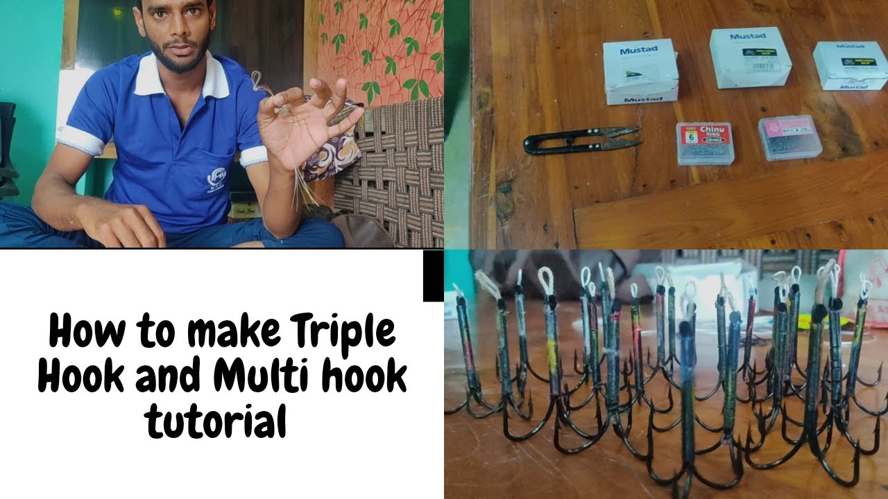 Tutorial | How to make Triple Hook (Kharu Gal) | How to make Multi Hook |Local Fish Hunter