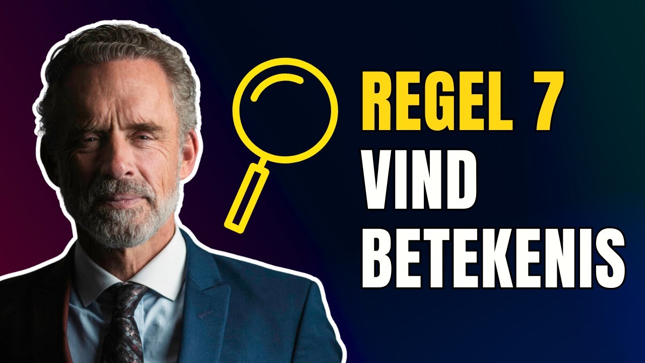 Regel 7: Streef Na Wat Betekenisvol Is | 12 Regels Voor Het Leven In 1