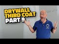 Complete Drywall Installation Guide Part 9 Third Coat, Butt Joints