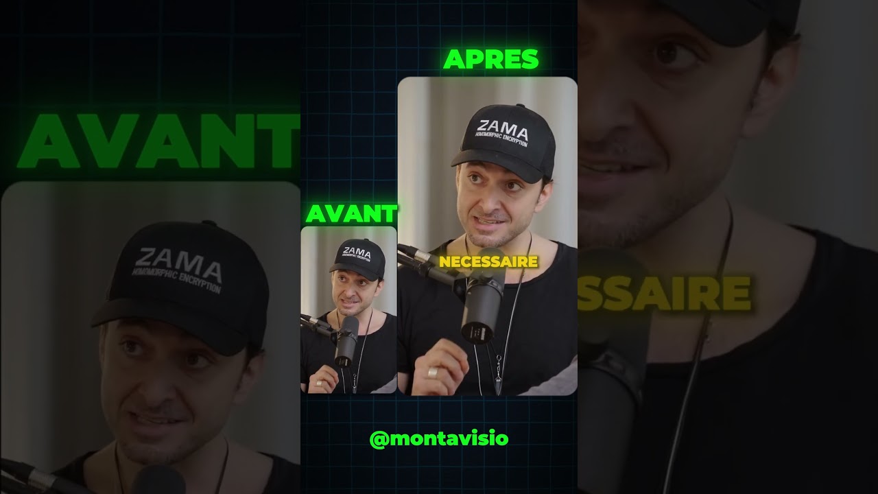 Avant et après du montage d'un extrait du podcast Sans permission #monteurvideo #cherchemonteur