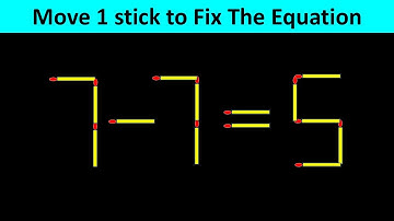 Improve IQ - Fix The Equation #matchstickpuzzle #simplylogical