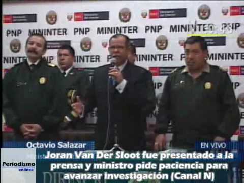 Joran Van Der Sloot fue presentado a la prensa y m...