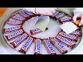 Snickers ice cream rolls - ايس كريم على الصاج بأكبر كمية سنيكرز