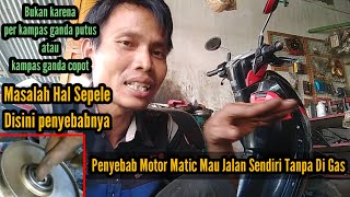 WHY AUTOMATIC MOTORCYCLES MOVE ON THEIR OWN WITHOUT THROTTLE