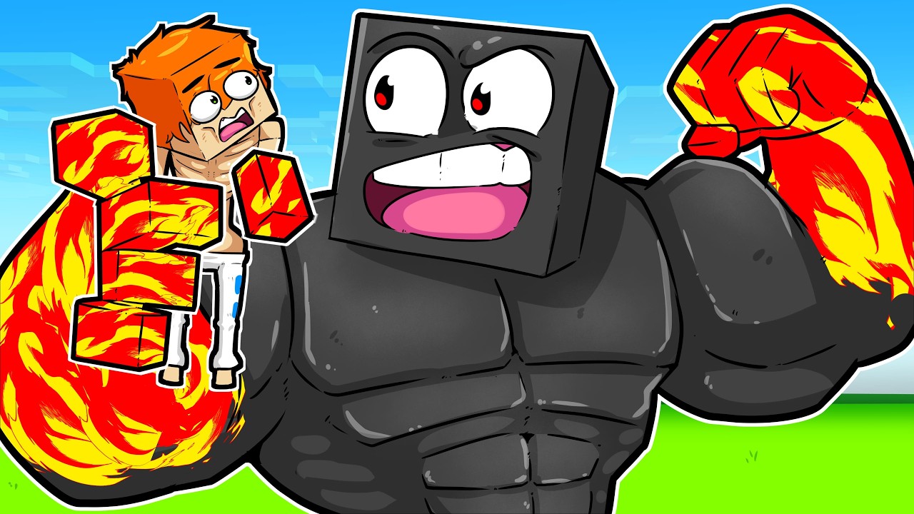 😱Athos стал 100% СУПЕР СИЛЬНЫМ КАЧКОМ в Майнкрафт..