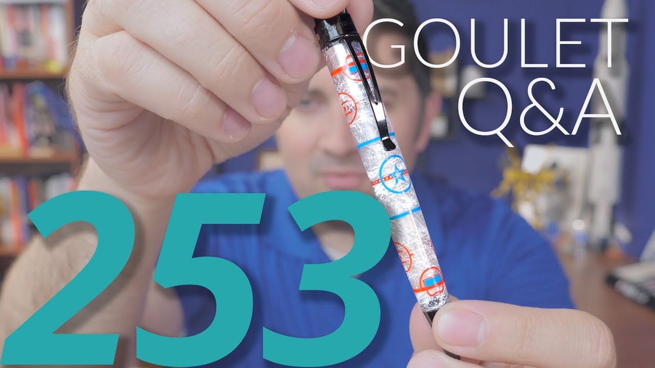 Goulet Q&A Episode 253 Urushi Pen Care, Easy Pens to Clean, and Nib