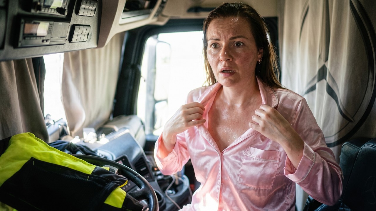 How a female truck driver handles night shifts & sleeping in the heat