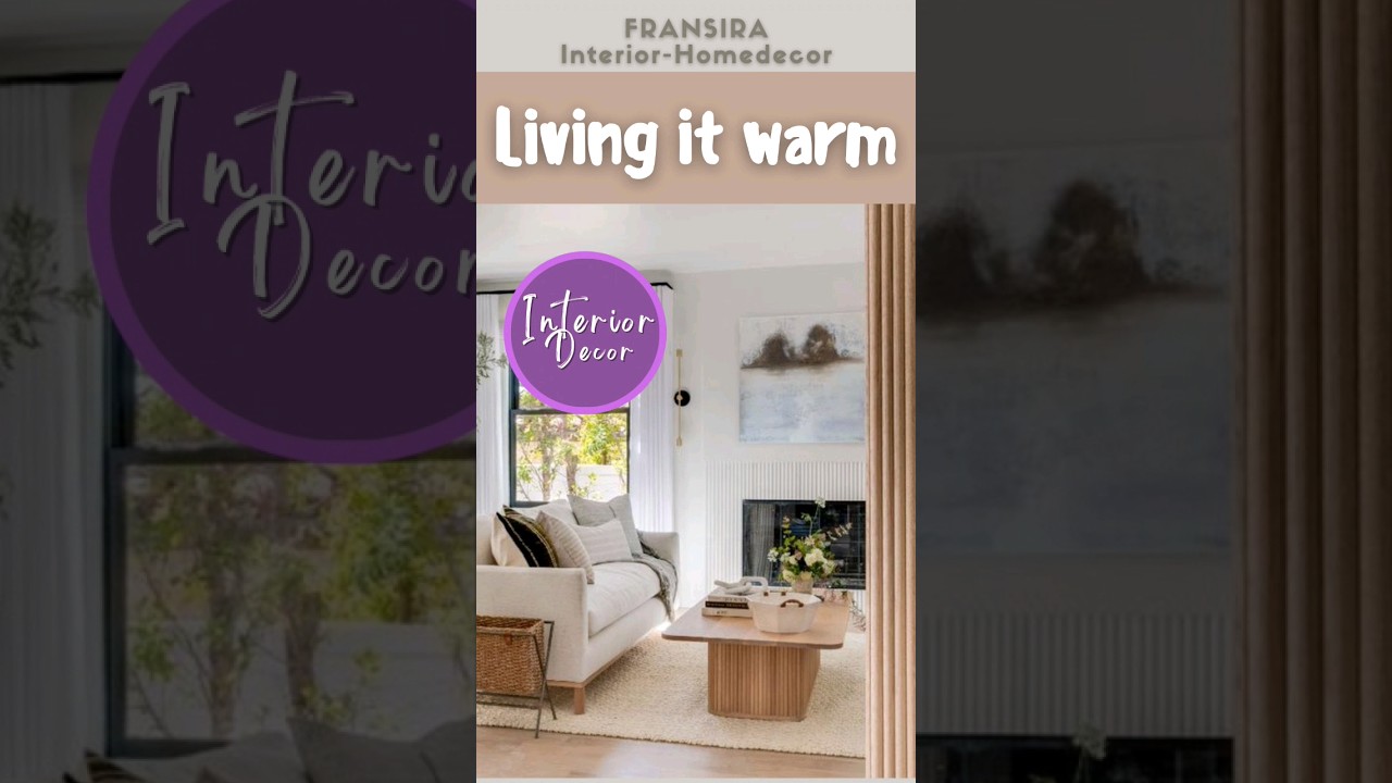 WARM MODERN LIVING ROOM 