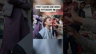 $0.30 barber in Pakistan (FULL VIDEO ON YOUTUBE) #pakistan #muslim #peshawar #barber #asmr
