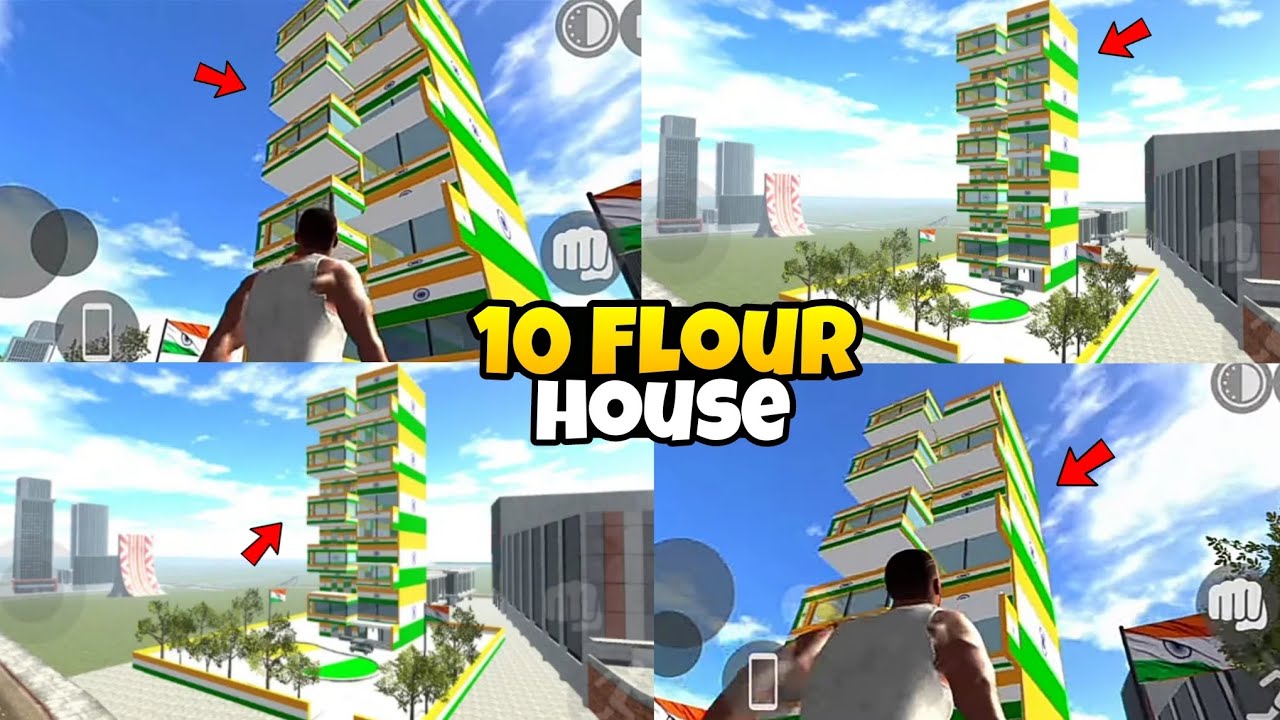 Indian Bike Driving 3D || 10 Flour House 🤯New Update 🤑 Indian Bike Driving 3D
