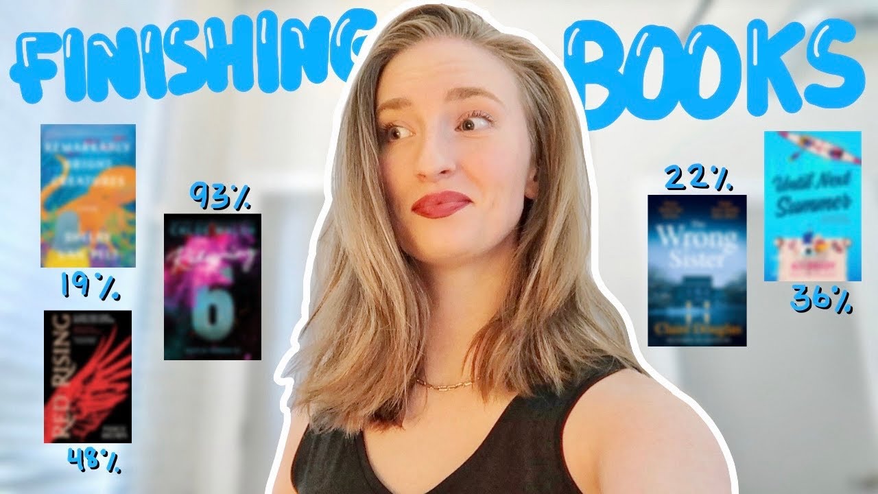 vlog: FINISHING BOOKS I'M IN THE MIDDLE OF 📚 | reading week in my life