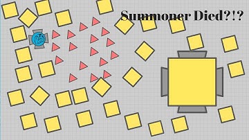 DEFEATING THE SUMMONER IN DIEP.IO USING AN OVERLORD? SANDBOX MOD