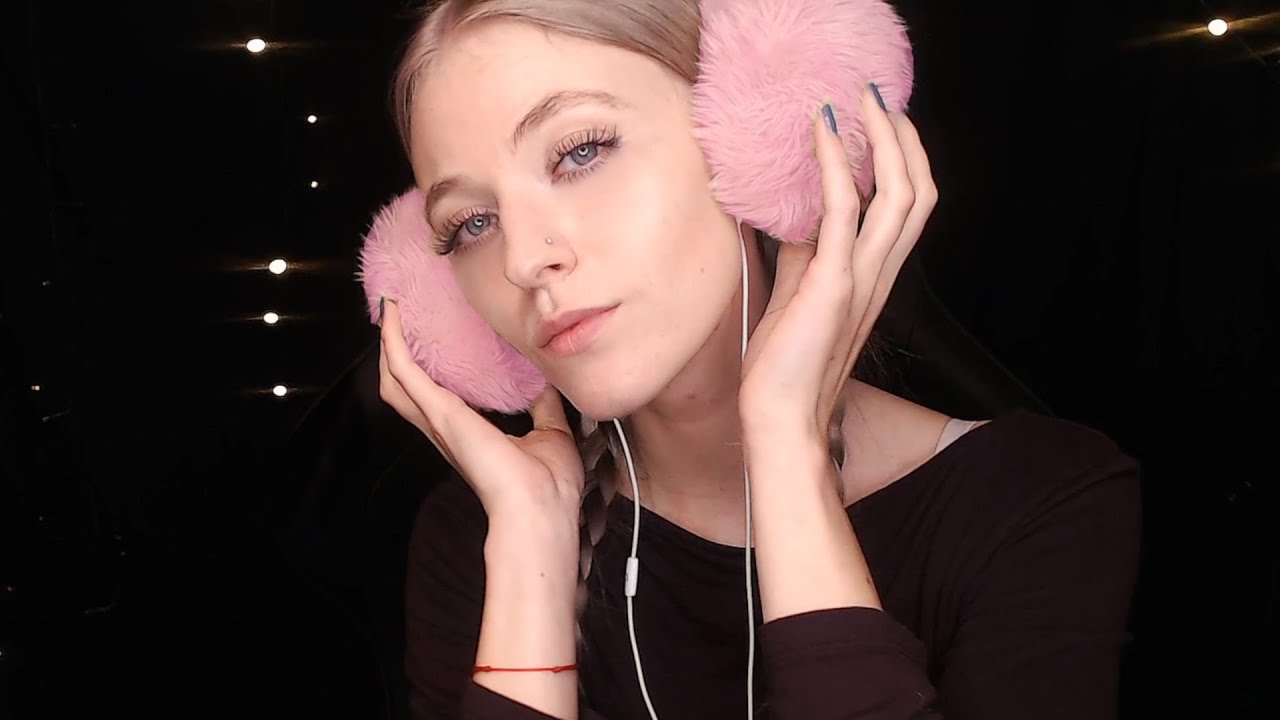 ASMR | Relaxing and tingling earmuff scratching | 3DIO
