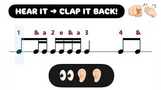 Rhythm Exercises -Clap Along🫵🏻👏🏻