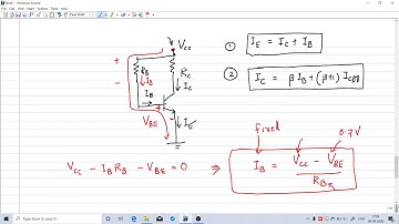 Analog Electronics (EET205) :  Fixed Bias